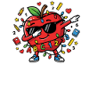 Dabbing Apple 100 Days Of School Dabbing Apple