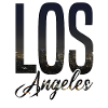Los Angeles Skyline Lettering