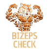 Biceps Check: Tiger Strength Illustration