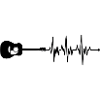 Gitarren-Herzschlag Rhythmus