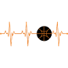 Basketball Heartbeat ECG - B-Ball Lifeline Design