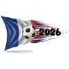 France 2026 Soccer Flag Burst