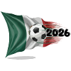 Drapeau du football du Mexique 2026