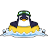 Penguin Swimming Swim Ring Summer