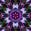Neon Mandala Kaleidoscope