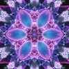 Neon Lotus Kaleidoscope