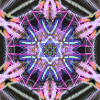 Psychedelische Neon Mandala Muster
