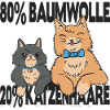 Katze Katzenhalter Katzen Spruch Geschenk 