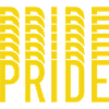 Pride Yellow Text Pattern