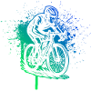 Roadbike motif with recognition value