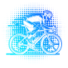 Roadbike motif with recognition value