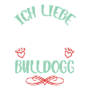 Bulldog Love with Wings
