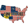 Land Of The Free USA Map