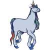 Pastell-Regenbogeneinhorn