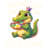 King Cake Mardi Gras Aligator