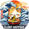Ramen Cat Slurp Happens