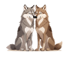 Hugging Wolves Duo