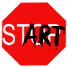 Start Sign Graffiti Stop Sign