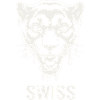 Dripping Tiger Head Swiss Style