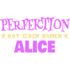 First name Alice