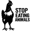 Vegan Raven Silhouette