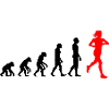 EVOLUTION RUNNERIN POWER! JOGGERIN LÄUFERIN FIT