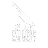 Stoppt Tierquälerei Messer Motiv