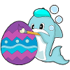 Delfin Ostern Malen