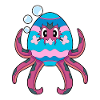 Octopus Easter Easter Egg