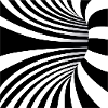 Monochrome Spiral Flux