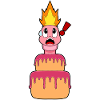 Gâteau d’anniversaire Worm