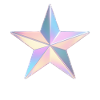 Pastel Iridezed Star