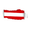 Cracked Austria Flag