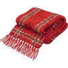Christmas scarf in embroidered look (printed)