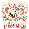 Karnevalsmaus Kostüm Damen Lustig Fasching 