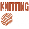 Knitting Because Murder Is Wrong Funny Yarn Quote