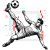 Fussball Schuss Fallrueckzieher Seitfallzieher