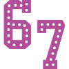 6 7 – Trendig minimalistisk textdesign,