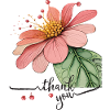 Delicate Flower Thank You