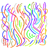 Colour flows on nothing