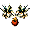 Amour Éternel Ailes et Cœur