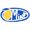 Lemon Yum Blue Retro Oval Logo