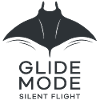 GLIDE MODE – minimalistische Mantarochen-Silhouett