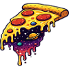 Cosmic pizza slice