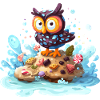 Owl Island with Sweets