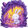 Rabbit in Crystal Cave
