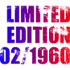 66th Birthday Limited Edition 02/1960
