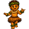 Hula Dancer Hawaiian Style