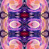 Kaleidoscope Purple Light Flow