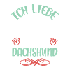 I love my dachshund